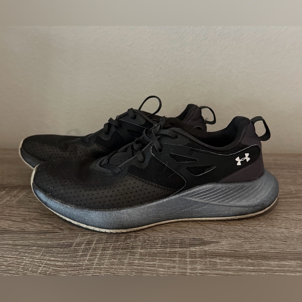 Under Armour Womens Charged Breathe TR 2 3022617 Black Running Shoes Sneaker 7